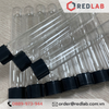 Ống nghiệm có nắp ONELAB Ø 13 16 18 20 25 mm, thuỷ tinh boro 3.3 chịu nhiệt, nắp vặn nhựa PP đen, có VAT