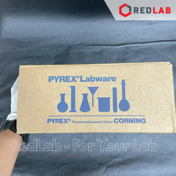 Bình tam giác cổ hẹp PYREX Class A  50 125 250 300 500 ml 1L 2L 4L Erlen, ASTM thuỷ tinh Borosilicate, có VAT