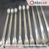 Thìa xúc hóa chất 2 đầu tròn inox ONELAB 16 18 20 22 cm, thìa cân, muỗng múc mẫu thí nghiệm, có VAT