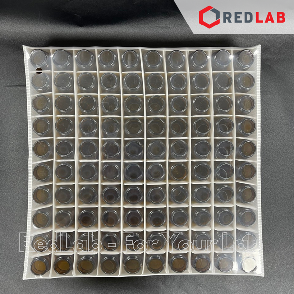 [Bán lẻ] MEMBRANE SOLUTIONS Chai thủy tinh vial 20ML 40ML trắng / nâu + Nắp vặn kín 24-400 septa 1.5mm, có VAT