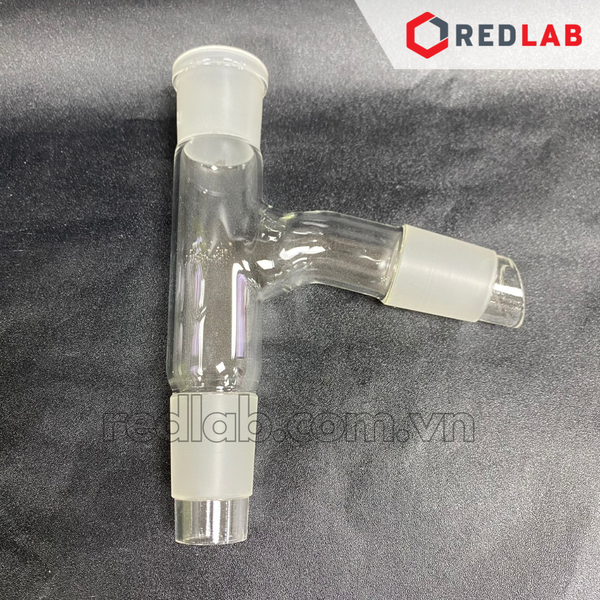 Chạc 3 nhánh nhám 29/32 BIOHALL, adapter dùng lắp hệ chưng cất, thí nghiệm, có VAT
