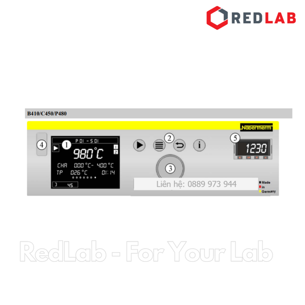 LÒ NUNG L 9/11/P330 1100°C 9 lít – Muffle Furnaces – Nabertherm, giá tốt, có VAT