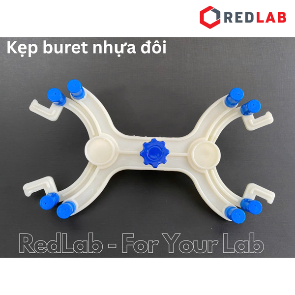 Giá đỡ, khóa đôi, kẹp 3 càng, kẹp cổ bình cầu, sinh hàn, kẹp buret đơn / đôi dùng cho các thí nghiệm hoá học, có VAT