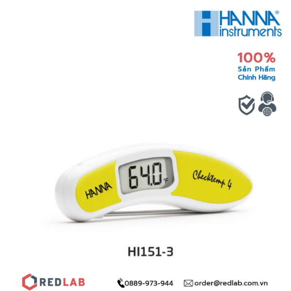 Máy đo nhiệt độ bỏ túi tiện dụng dùng trong nhà bếp Hanna HI151, giá tốt, có VAT