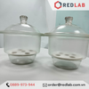 Bình hút ẩm trắng không vòi ONELAB 150 180 210 240 300 350 400 450mm, dùng lưu trữ hoặc làm khô mẫu thí nghiệm, có VAT