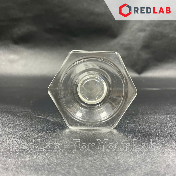 Ống đong thuỷ tinh PYREX 2 thang đo Class A 25 50 100 250 500 ml 1L 2L, đế lục giác chia vạch trắng, có VAT