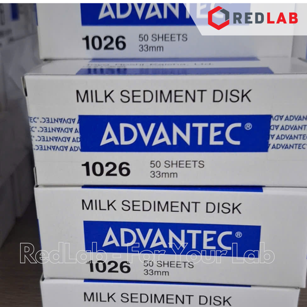 Giấy lọc cặn sữa Ø 33mm ADVANTEC 1026 Milk sediment disk (hộp 50 tờ) có VAT