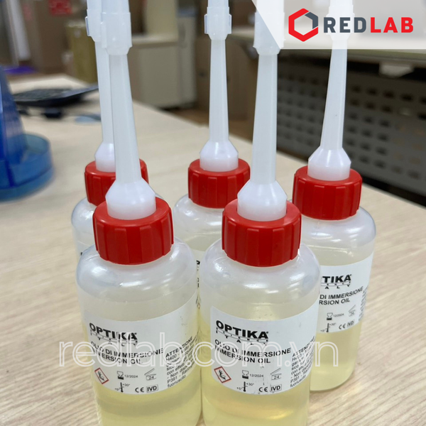 Dầu soi kính hiển vi OPTIKA - Ý 10ml (15008), 100ml (15009) có VAT