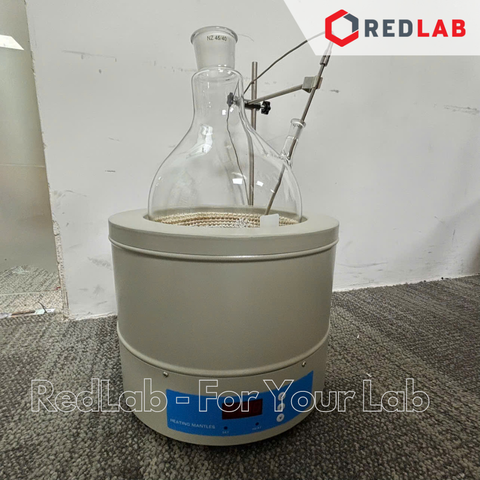 Bếp đun bình cầu hiển thị số digital GENLAB 3000ml, kèm sensor nhiệt độ, có VAT