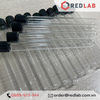 Ống nghiệm có nắp ONELAB Ø 13 16 18 20 25 mm, thuỷ tinh boro 3.3 chịu nhiệt, nắp vặn nhựa PP đen, có VAT