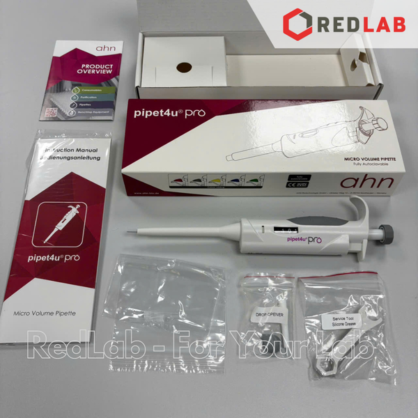 Micropipet đơn kênh AHN Đức Pipet4u pro 0.1-2.5 0.5-10 2-20 5-50 10-100 20-200 100-1000 ul 0.5-5 2-10 ml, có VAT
