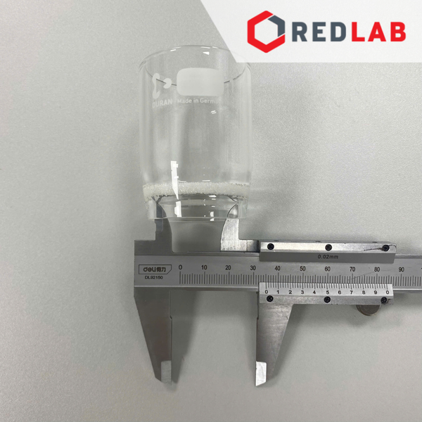 Cốc lọc xốp thủy tinh G1 (100-160um) DURAN Class A đường kính 36mm 30ml, 46mm 50ml, Filter Crucible,có VAT