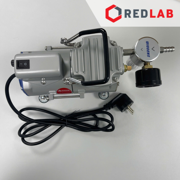 Bơm chân không - không dầu WIGGENS V300 (167300-22), 17 lít/phút, 100mbar, cho thí nghiệm vi sinh... BH 12T, có VAT