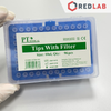 (Giá tốt) Hộp microtips (đầu típ col) cho micropipet 10µl hãng PT, gồm giá đựng (tiệt trùng hộp 96 cái), có VAT