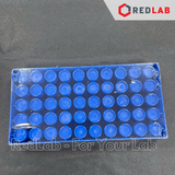 Giá đỡ 50 vị trí cho chai vial 4ml RV002 nhựa PP xanh, có VAT