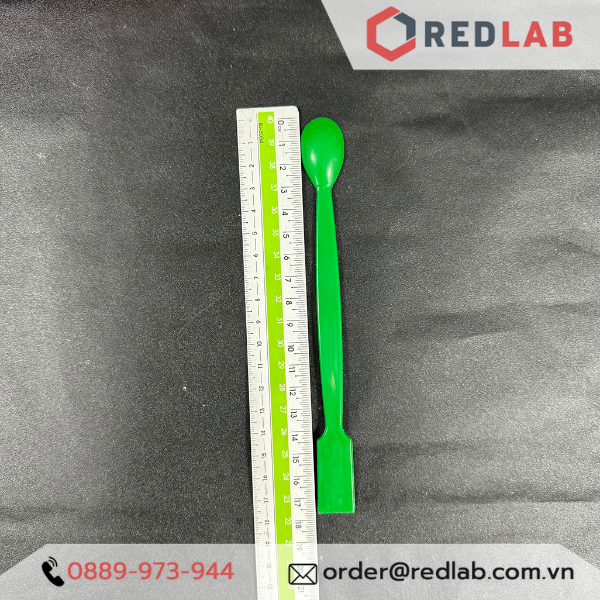 Thìa nhựa ONELAB 180 200 mm, muỗng múc hóa chất, mẫu thí nghiệm, có VAT