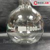 Bình cầu đáy bằng cổ trơn BIOHALL 50 100 250 500 ml 1L 2L 3L 5L 10L 20L, mark trắng, có VAT