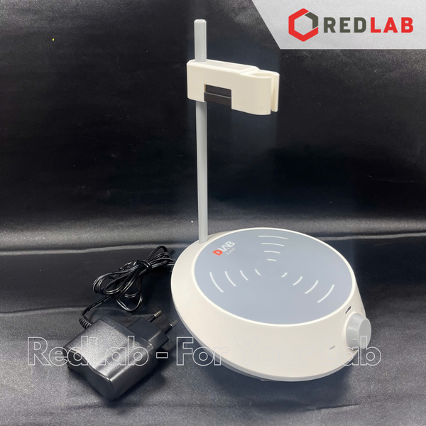 Máy khuấy từ không gia nhiệt DLAB EcoStir (8010194000) tấm tròn Ø 120mm, max 2000 rpm, 1.5 lít H2O, có VAT