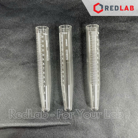 Ống ly tâm thủy tinh 15ml Marienfeld Đức code 3900022, đường kính 16.5mm, dài 113mm, có VAT - redlab
