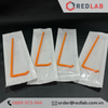 Que trang nhựa dạng L hãng BIOLOGIX 65-1001 (L-shaped Spreader), Polystyrene, tiệt trùng từng cái, màu cam, có VAT