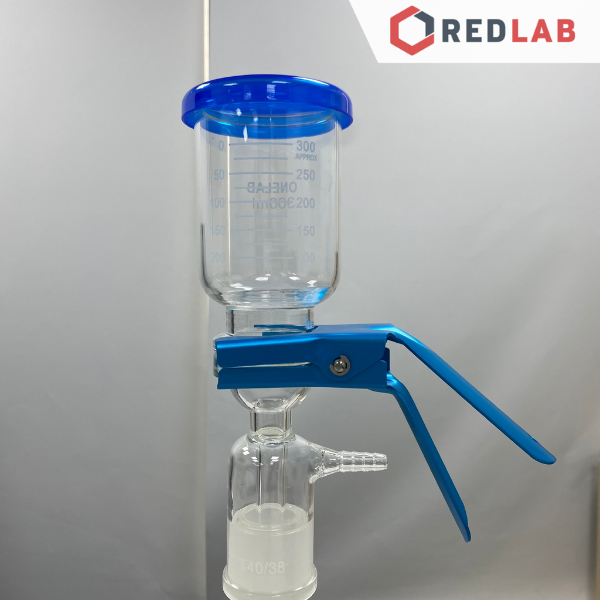 Bộ lọc vi sinh nhám ngoài ONELAB phễu lọc 300ml, bình tam giác có vòi 250 500 1000 2000 5000 10.000 ml, có VAT