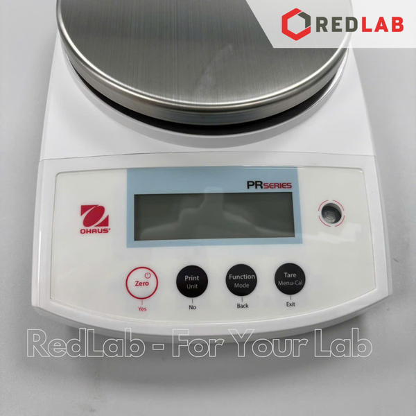 Cân kỹ thuật điện tử 2 số lẻ hiện số 2200g / 0.01g OHAUS PR2202/E chuẩn ngoại, màn hình LCD, có VAT