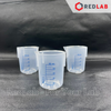 Ca nhựa PP không quai vạch in xanh ONELAB 50 100 250 500 1000 2000 3000 5000 ml, cốc đong thí nghiệm, chịu nhiệt, có VAT