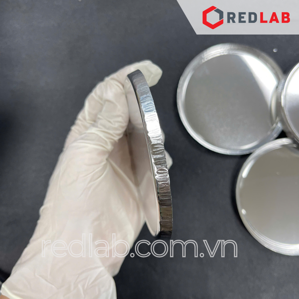 Đĩa cân nhôm Ø 100mm cao 7mm (58ml) MARIENFED 6604900 (hộp 80 cái) dùng cho cân cân sấy ẩm, có VAT