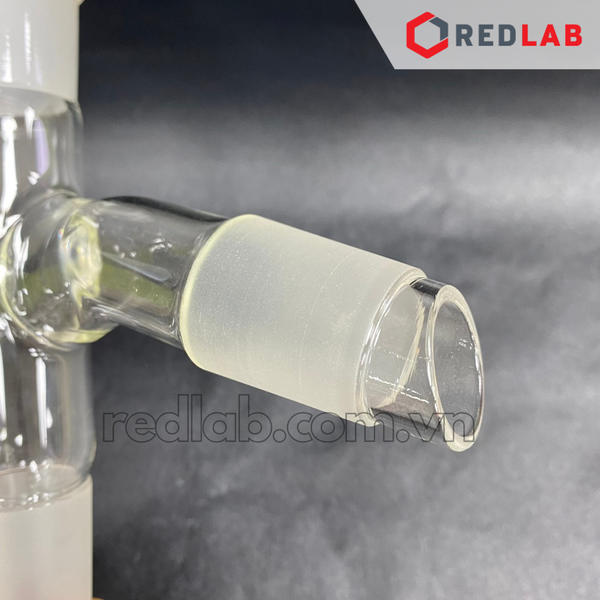 Chạc 3 nhánh nhám 29/32 BIOHALL, adapter dùng lắp hệ chưng cất, thí nghiệm, có VAT