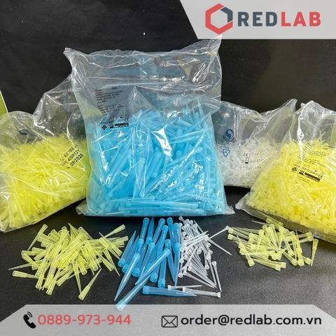 Đầu côn - microtip 0 - 10µl, 0 - 200µl, 100 - 1000µl hãng FLmedical - Ý,-Redlab