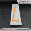 Que trang nhựa dạng L hãng BIOLOGIX 65-1001 (L-shaped Spreader), Polystyrene, tiệt trùng từng cái, màu cam, có VAT