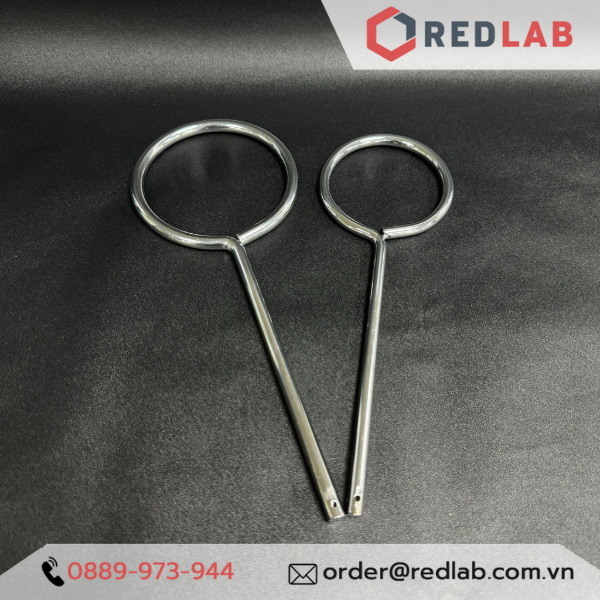 Vòng phễu inox ONELAB Ø ngoài 60 80 100 120 mm (Ø trong 45 66 84 108 mm) đỡ phễu thí nghiệm, bình lắng gạn, có VAT