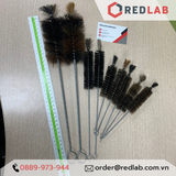 Chổi rửa dụng cụ thí nghiệm 20 30 40 cm trắng / đen, cọ rửa ống nghiệm, ống đong, cốc, chai, bình phòng lab, có VAT