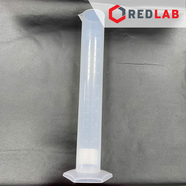 Ống đong trắng nhựa PP vạch nổi trắng ISOLAB Class B, 10 25 50 100 250 500 1000 ml, có VAT