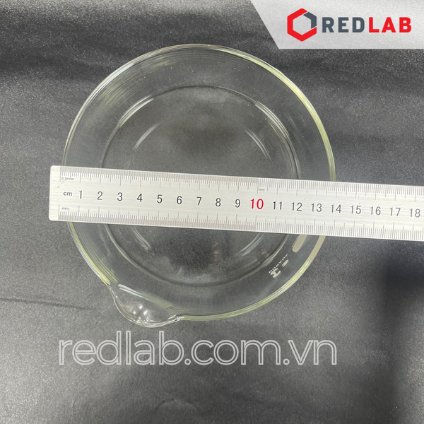 Chậu kết tinh có mỏ DURAN Class A 40 60 100 150 300 500 900 2000 3500 ml, Crystallizing Dish with spout, có VAT