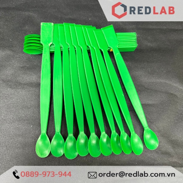 Thìa nhựa ONELAB 180 200 mm, muỗng múc hóa chất, mẫu thí nghiệm, có VAT
