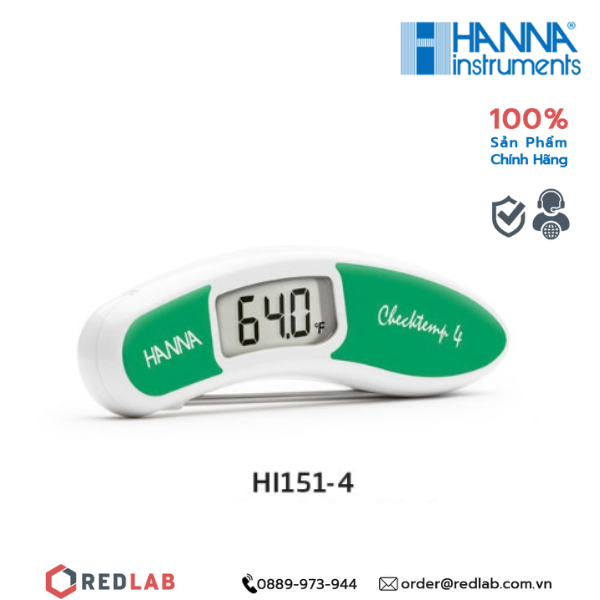 Máy đo nhiệt độ bỏ túi tiện dụng dùng trong nhà bếp Hanna HI151, giá tốt, có VAT