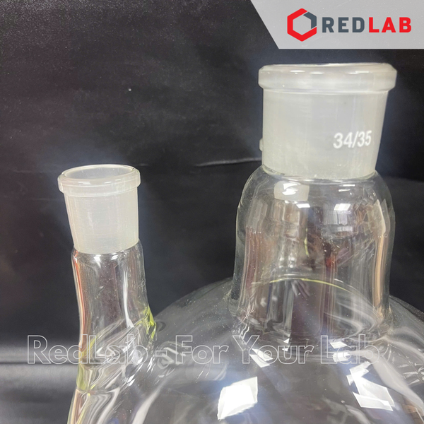 Bình cầu đáy tròn 4 cổ nhám BIOHALL 250 500 1000 ml 2L 5L 10L 20L - 19/26 24/29 29/32 34/35 45/40 55/44, có VAT