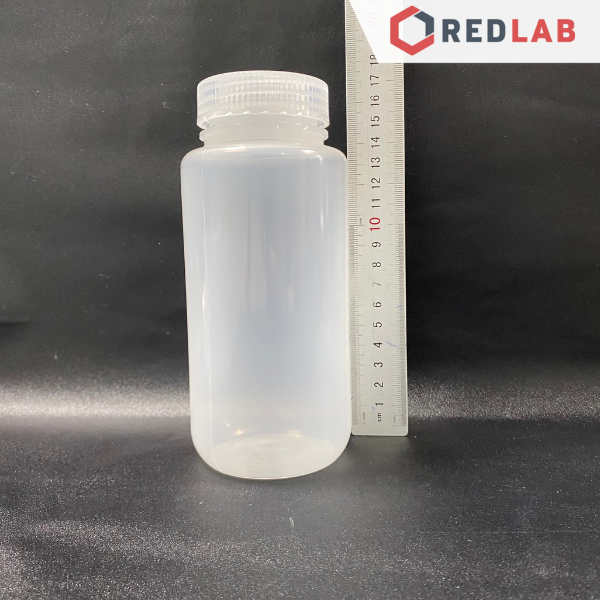 Chai nhựa PP trắng miệng rộng, nắp vặn BIOLOGIX 30 60 125 200 250 500 ml, có VAT