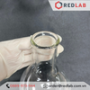 Bình cầu đáy tròn cổ trơn BIOHALL 50 100 250 500 ml 1L 2L 3L 5L 10L 20L, mark trắng, có VAT
