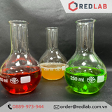 Bình cầu thủy tinh đáy bằng miệng hẹp SIMAX Class A 50 100 250 500 1000 ml, có VAT