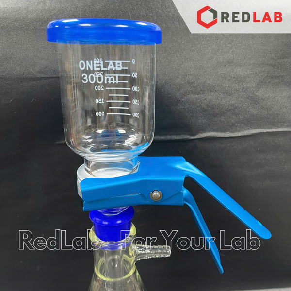 Bộ lọc vi sinh nút silicon ONELAB phễu lọc 300ml, bình tam giác có vòi 250 500 1000 2000 5000 10.000 ml, có VAT