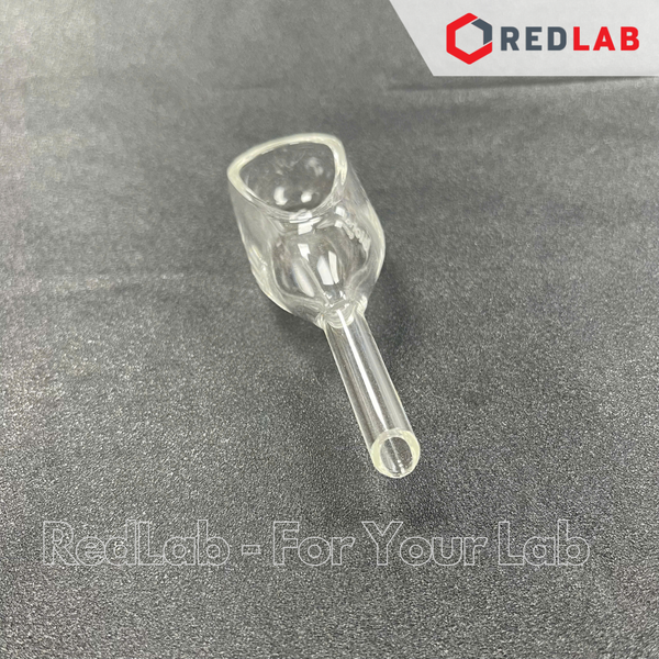 Thìa cân thủy tinh BIOHALL 3 6 10 ml (weighing scoops with open tubular arm) thủy tinh boro 3.3, có VAT