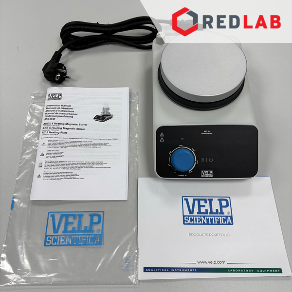 Thiết bị gia nhiệt RC 5 (F20700610) hãng VELP - Ý, max 370°C, analog, mặt sơn epoxy 135mm, có VAT