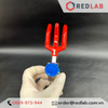 Kẹp bình cầu 3 càng Genlab, khẩu độ 70mm, dùng cho các thí nghiệm hoá học, có VAT