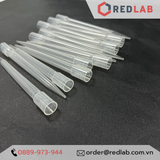  50 cái Microtips 1,000-5,000 ul hãng LABCON ref 1028-745 (Đầu típ / tuýp trắng 5ml), nhựa PP, dài 145mm 