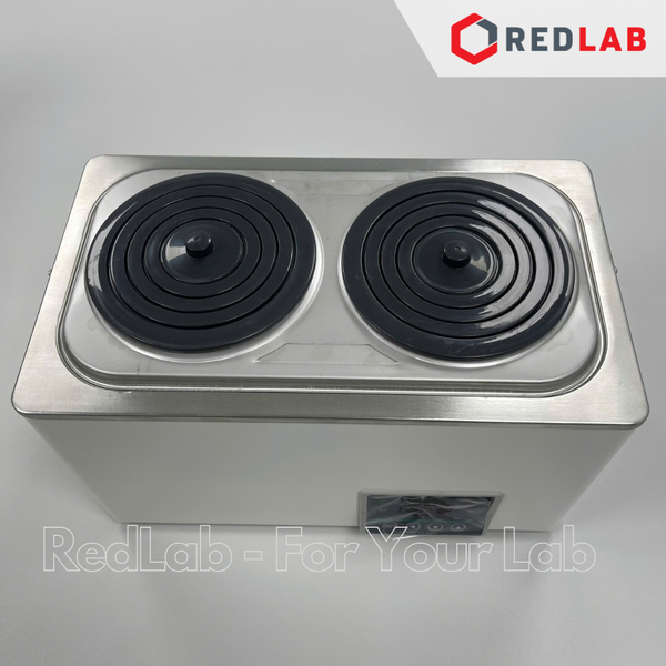 Bếp cách thủy (bể điều nhiệt) ONELAB 2 chỗ 6 lít ONE-WB100-2F, room temp - 99.9°C / 600W, 300x150x140mm, có VAT