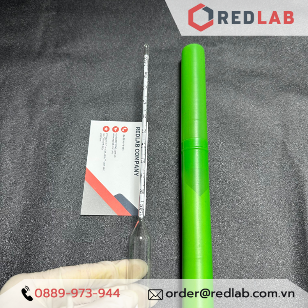 Tỷ trọng kế thủy tinh ONELAB 0.6 0.7 0.8 0.9 1.0 1.1 1.2 1.3 1.4 1.5 1.6 1.7 1.8 1.9 2.0 glass hydrometer, có VAT