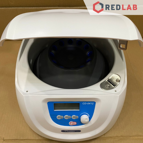 Máy ly tâm tube 15ml 10ml 7ml 5ml Phoenix Instrument CD-0412, 300-4500rpm, màn hình LCD, BH 12T, có VAT - REDLAB