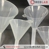 Phễu nhựa PP ONELAB Ø 40 65 75 90 100 120 150 mm, dùng chiết rót mẫu thí nghiệm, có VAT